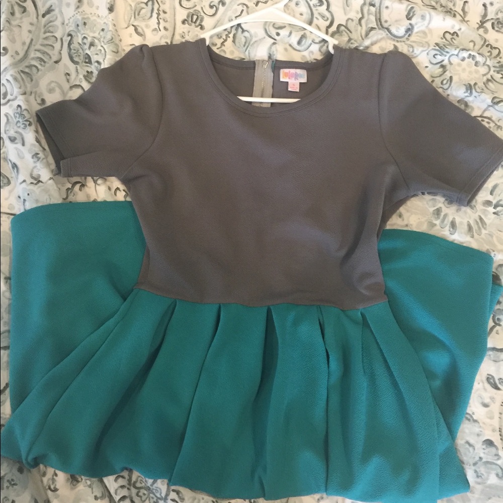 Lularoe Color Block Amelia Dress